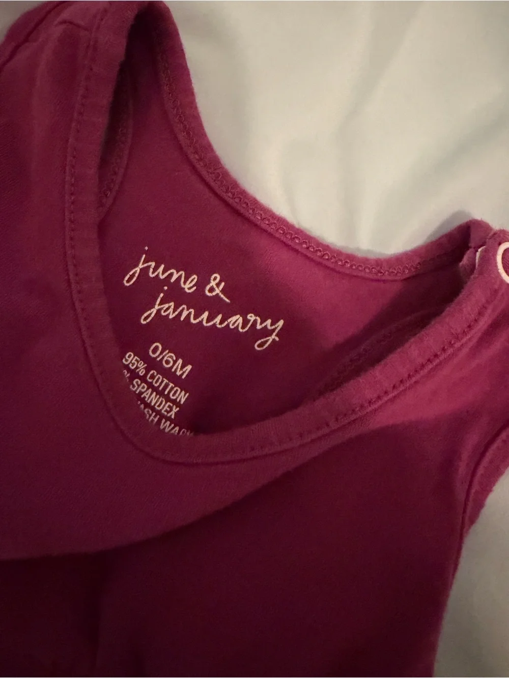 June & January baby romper